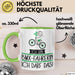 Geschenk für BMX-Fahrerin Tasse Lustige Geschenkidee Geburtstag Ich Bin BMX-Fahrerin Ich Darf Das Grün Trendation