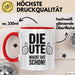 Ute Tasse Geschenk Die Ute Macht Dat Schon Geschenkidee Becher mit Name Rot Trendation