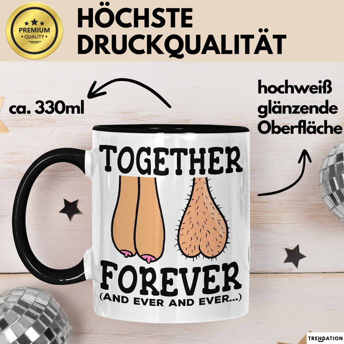 Ehemann Ehefrau Paare Jahrestag Tasse Geschenk Lustige Geschenkidee Spruch Für Immer Zusammen Trendation
