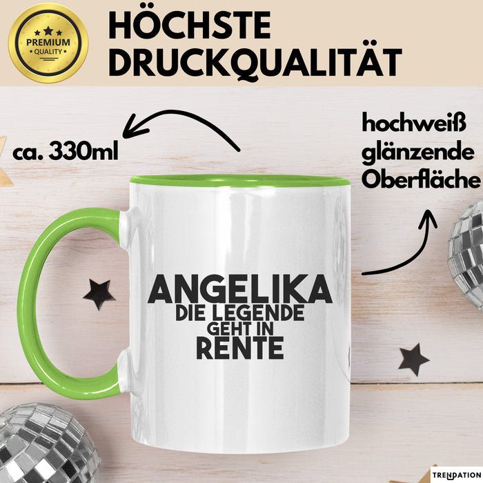 Angelika Tasse Angelika – Die Legende Geht In Rente Geschenk