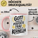 Kornelia Tasse Geschenk Gott Formte Die Perfekte Frau Kornelia Geschenkidee Rosa Trendation
