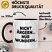 Sarkasmus Sarkastisch Tasse Geschenk Lustige Geschenkidee Spruch Nicht Ärgern Nur Wundern Schwarz Trendation