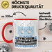 Synchronschwimmerin Geschenk Tasse Ich Bin Synchronschwimmerin Aber Sag Doch Einfach Superheld Lustige Geschenkdiee für Synchronschwimmerin Kaffee-Becher Rot Trendation