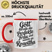 Roswitha Tasse Geschenk Gott Formte Die Perfekte Frau Roswitha Geschenkidee Rot Trendation