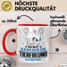Tierfreund Geschenk Tasse So Gut Kann Nur Ein Tierfreund Aussehen Geschenkidee Kaffee-Becher Rot Trendation