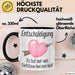 Entschuldigung Tasse Es Tut Mir Aus Tiefstem Herzen Leid Geschenkidee Sorry Becher Schwarz Trendation