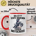 Motorcross Tasse Geschenk Ballett Echte Mädchen Fahren Motocross Rot Trendation