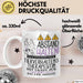 Tierverhaltenstherapeutin Tasse Geschenk Lustig Abstand Halten Hochleistungs-Tierverhaltenstherapeutin Mit Drang Zur Perfektion Bei Der Arbeit Weiß Trendation