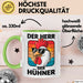 Huhn Tier Bauer Tasse Becher Geschenk Lustige Geschenkidee Spruch Der Herr Der Hühner Grün Trendation