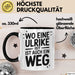 Ulrike Tasse Geschenk Wo Eine Ulrike Ist Ist Auch Ein Weg Geschenkidee Becher mit Name Schwarz Trendation
