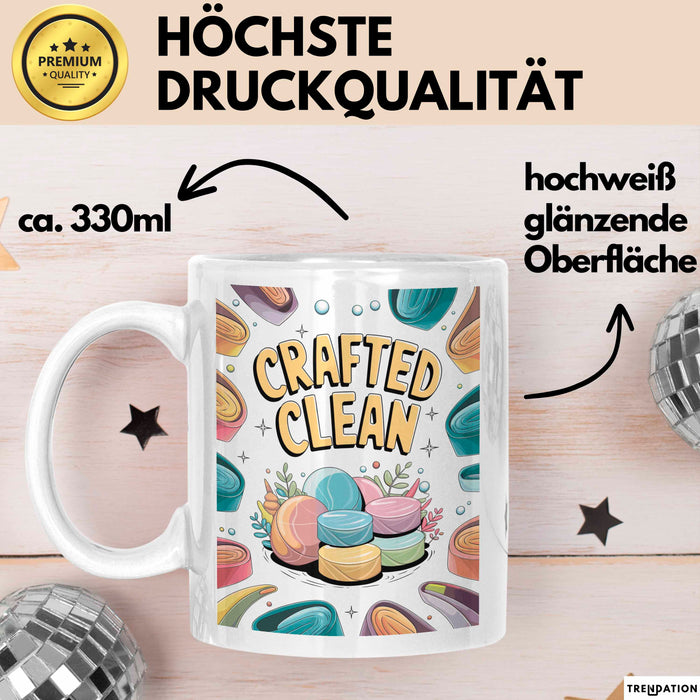 Seifenmacher Tasse Geschenk Lustige Geschenkidee Spruch Für Handgemachte Kreative Weiß Trendation