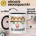 Eule Tierliebhaber Tasse Geschenk Lustige Geschenkidee Spruch Sei Anders Schwarz Trendation