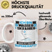 Wasserskifahrer Tasse Geschenk für Wasserskifahrer Geburtstag Lustiger Spruch Kaffee-Becher Was Ist Deine Superkraft Weiß Trendation