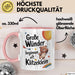 Baby Geburt Neue Eltern Tasse Geschenk Lustige Geschenkidee Spruch Große Wunder Beginnen Oft Klitzeklein Rosa Trendation