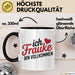 Frauke Tasse Geschenk Ich Bin Vollkommen Frauke Geschenkidee Geburtstag Schwarz Trendation