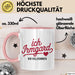 Irmgard Tasse Geschenk Ich Bin Vollkommen Irmgard Geschenkidee Geburtstag Rosa Trendation