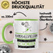 Handballspielerin Weil Es Keinen Schöneren Beruf Gibt Tasse Geschenk für Eine Handballspielerin Lustig Grün Trendation