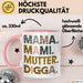 Mama Muttertag Tasse Becher Geschenk Lustige Geschenkidee Spruch Mama Mami Mutter Digga Rosa Trendation