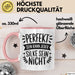 Silke Tasse Geschenk Perfekt Sein Kann Jeder Geschenkidee Geburtstag Rosa Trendation