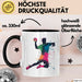 Handballspieler Tasse Geschenk Lustige Geschenkidee Spruch Schwarz Trendation