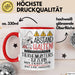 Tierheimunterstützerin Tasse Geschenk Lustig Abstand Halten Hochleistungs-Tierheimunterstützerin Mit Drang Zur Perfektion Bei Der Arbeit Rot Trendation