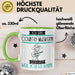 Country-Musikerin Tasse Geschenk Ich Bin Country-Musikerin Warum Weil Ich Es Kann Geschenkidee Geburtstag Grün Trendation