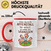 Büro Arbeit Kollege Tasse Geschenk Lustige Geschenkidee Spruch Schade Dass Du Den Affenstall Hier Verlässt Rot Trendation