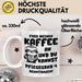 Humor Faultier Tasse Pflege Kaffee-Becher Lustig Und Du Kannst Pflegegrad 4 Beantragen Fass Meinen Kaffee An Büro Krankenschwester Weiß Trendation