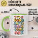 Kunstliebhaber Kunstlehrer Künstler Tasse Geschenk Lustige Geschenkidee Spruch Heute Ist Ein Guter Tag Um Kunst Zu Machen Grün Trendation