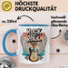 Gitarre Musikliebhaber Musiker Gitarrist Tasse Geschenk Lustige Geschenkidee Spruch Rock’n’Roll Blau Trendation