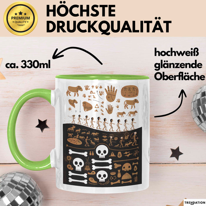 Anthropologe Tasse Geschenk Lustige Geschenkidee Spruch Für Kultur Entdecker Grün Trendation