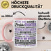 Lustige Tasse Geschenk Tochter Verrückter Vater Witziger Spruch Rosa Trendation