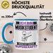 Musikstudent Tasse Geschenk für Musikstudent Geburtstag Lustiger Spruch Kaffee-Becher Was Ist Deine Superkraft Blau Trendation
