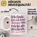 Tochter Tasse Geschenk Lustige Geschenkidee Spruch Ich Finde Dass Ich Deine Tochter Bin Reicht Als Geschenk Gern Geschehen Weiß Trendation