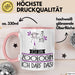 Geschenk für Zoologin Tasse Lustige Geschenkidee Geburtstag Ich Bin Zoologin Ich Darf Das Rosa Trendation