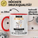 Haustier-Modedesignerin Tasse Geschenk Becher Stark Attraktiv Furchtlos Haustier-Modedesignerin Lustige Geschenkidee Rot Trendation