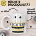 Fechterin Weil Es Keinen Schöneren Beruf Gibt Tasse Geschenk für Eine Fechterin Lustig Weiß Trendation
