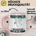 Rugbyspieler Tasse Geschenk für Rugbyspieler Der Mann Der Alles Kann Geschenkidee zum Geburtstag Rosa Trendation