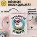 Schaf Tier Tasse Geschenk Lustige Geschenkidee Spruch Ich bin hier die Schäffin Rosa Trendation