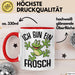 Frosch-Liebhaber Tasse Geschenk Ich Bin Ein Frosch Jungs Rot Trendation