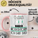 Geschenk für Moderatorin Tasse Lustige Geschenkidee Geburtstag Ich Bin Moderatorin Ich Darf Das Rosa Trendation