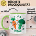 Veganer Tasse Geschenk Lustige Geschenkidee Spruch Für Pflanzliche Ernährung Fans Grün Trendation