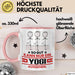 Yogi Geschenk Tasse So Gut Kann Nur Ein Yogi Aussehen Geschenkidee Kaffee-Becher Rosa Trendation