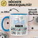 Windsurferin Tasse Geschenk Ich Bin Windsurferin Und Du So Geschenkidee Lustiger Spruch Becher Blau Trendation