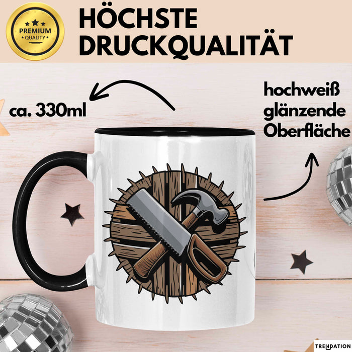 Zimmerer Tasse Geschenkidee Holzverarbeitung Experte Geschenkidee Lustig Trendation