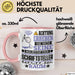 Schriftsteller Geschenk Tasse Lustiger Spruch Erheben Sie Sich Der Schriftsteller Betritt den Raum Rosa Trendation