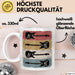 Gitarre Musik Retro Musiker Gitarrist Tasse Geschenk Lustige Geschenkidee Spruch Weiß Trendation