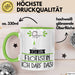 Geschenk für Flötistin Tasse Lustige Geschenkidee Geburtstag Ich Bin Flötistin Ich Darf Das Grün Trendation