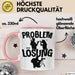 Fotograf Tasse Geschenk für Fotograf Männer Geschenkidee Problem und Lösung Fotografieren Rosa Trendation