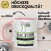 Bäckerin Weil Es Keinen Schöneren Beruf Gibt Tasse Geschenk für Eine Bäckerin Lustig Rosa Trendation